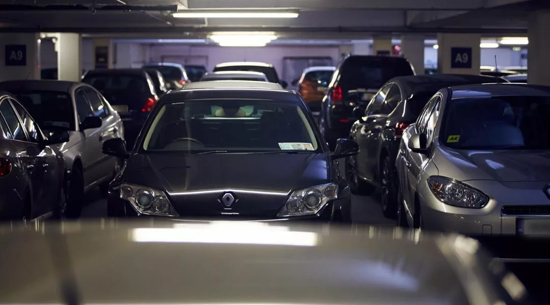 Parked Cars A photo of parked cars in a car park.
