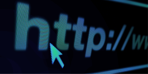 A http search bar, with a mouse hovering over it.