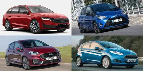 A collection of cars all under 5,000 Euros.