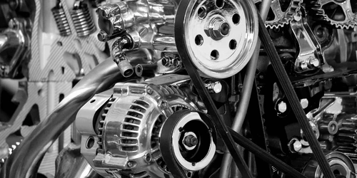 Car parts being made.