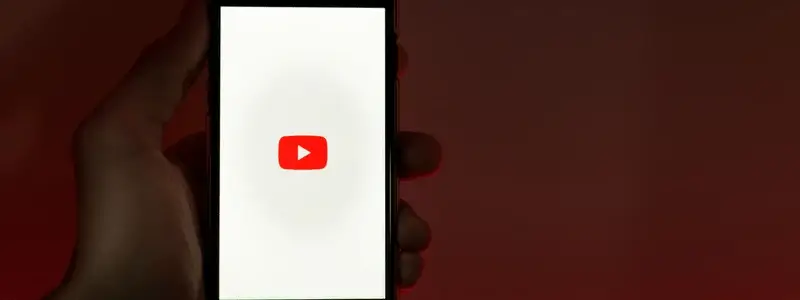 A close-up of YouTube on a phone.