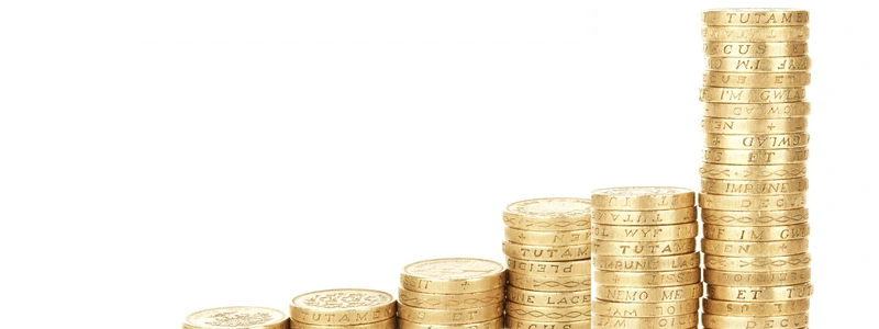 Coin stacks.
