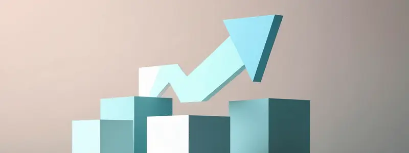 Blocks increasing in size from one side to another with an arrow indicating an increase.